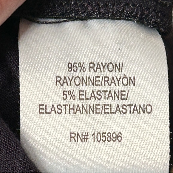 Worth New York Dark Blue Jersey Knit Bat Wing Ruched Top Sz P (Oversized) - Picture 14 of 15